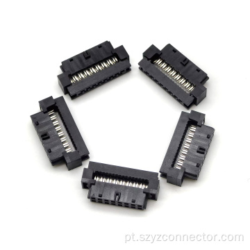 2,0 mm de soquete IDC de pitch 2Pieces